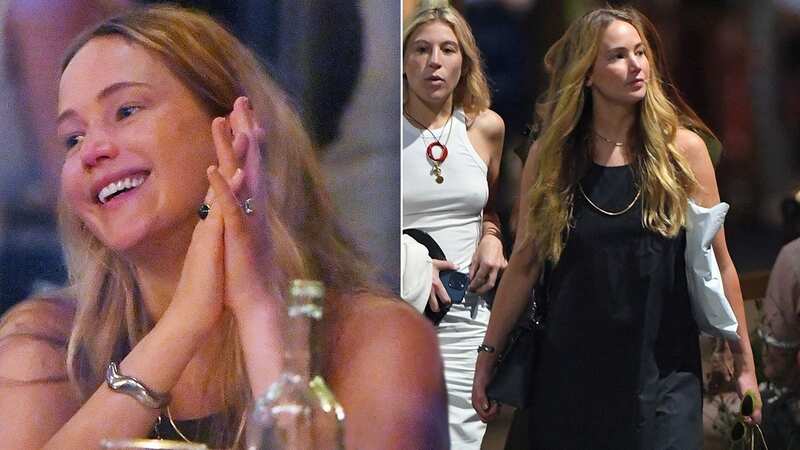 Jennifer Lawrence stepped out with friends for dinner in New York