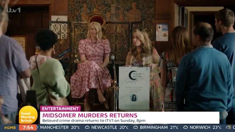First look at Holly Willoughby in Midsomer Murders as she