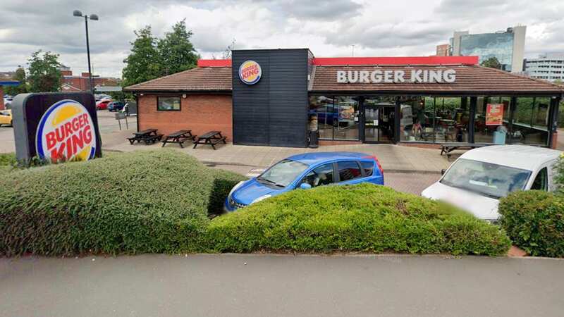 The Burger King the woman got trapped inside at a retail park in Coventry (Image: Google Streetview)