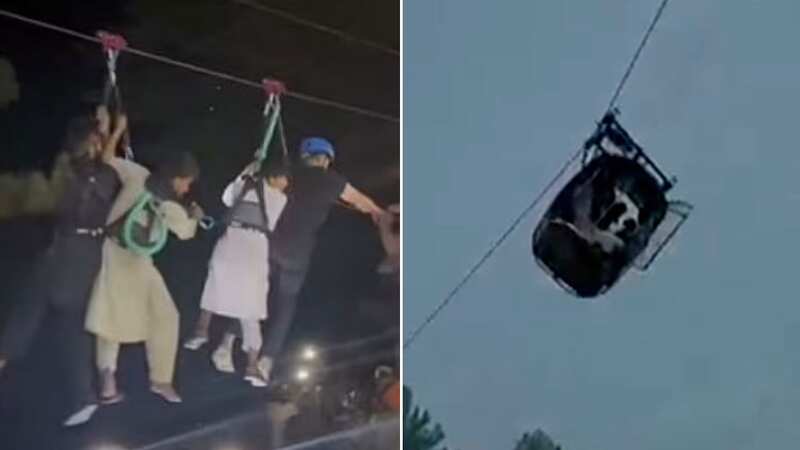 Boy trapped in cable car hanging 1,200ft in air 