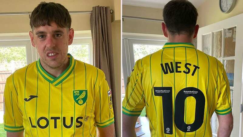 Norwich City fan Nathan West, 31, was targeted online with hateful comments