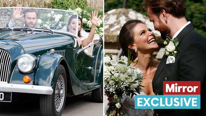 Faye Brookes locks lips with new husband as pair tie the knot in stunning Cotswolds wedding