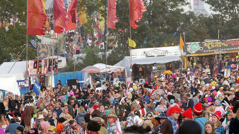 Photo of crowds at a recent festival at Weston Park in Staffordshire