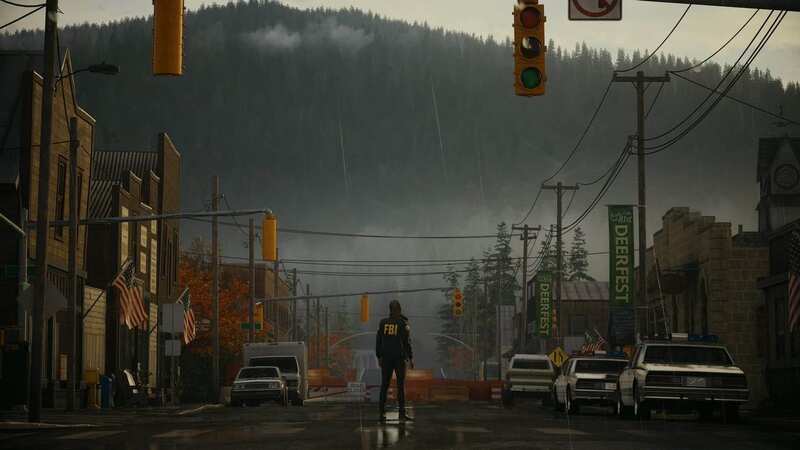 Alan Wake 2 finds the titular author exploring a dilapidated version of New York created in his mind. (Image: Remedy Entertainment)