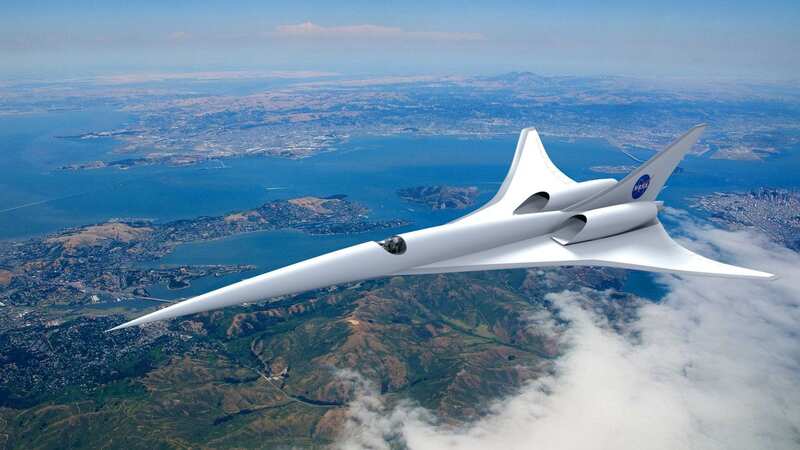 The supersonic passenger plane almost twice as fast as Concorde (Image: NASA/SWNS)