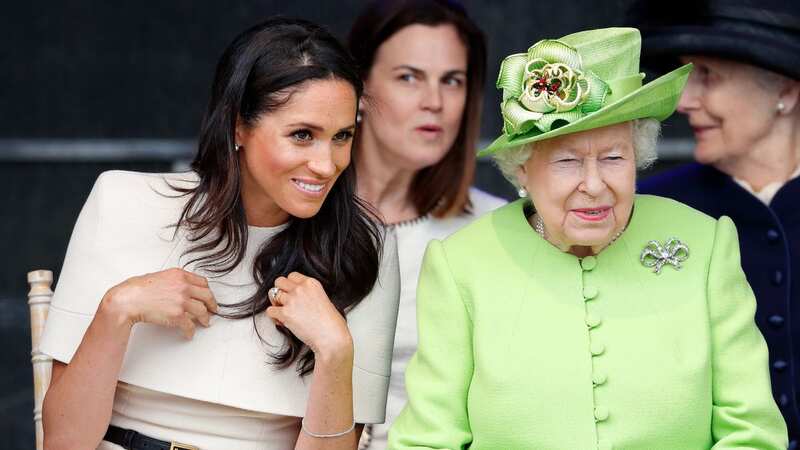 Meghan left late Queen 