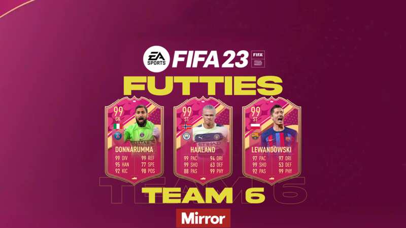FIFA 23 Futties Team 5 revealed with 99-rated Robert Lewandowski and Erling Haaland (Image: EA SPORTS)