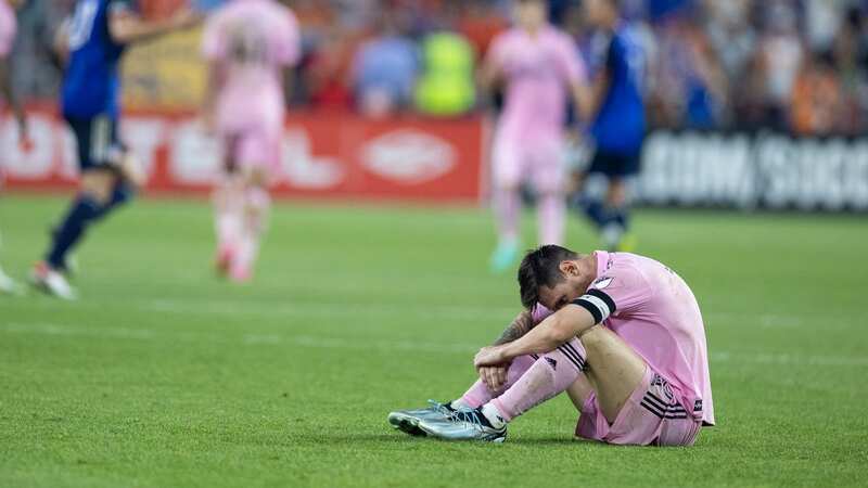 Lionel Messi looked exhausted as he went all 120 minutes against FC Cincinnati in the U.S. Open Cup semi-final. (Image: Getty Images)