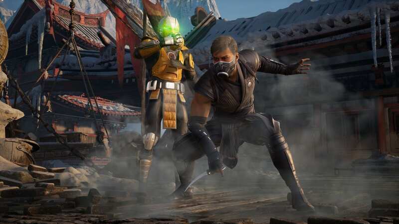 The first chapter of Mortal Kombat 1 kicks off with a Lin Kuei attack on the shaolin monk village (Image: NetherRealm Studios)