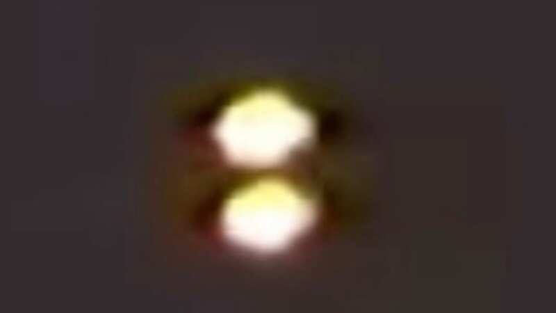A UFO splits in two in a shocking video from 2004 (Image: youtube/ChaosMoogle)