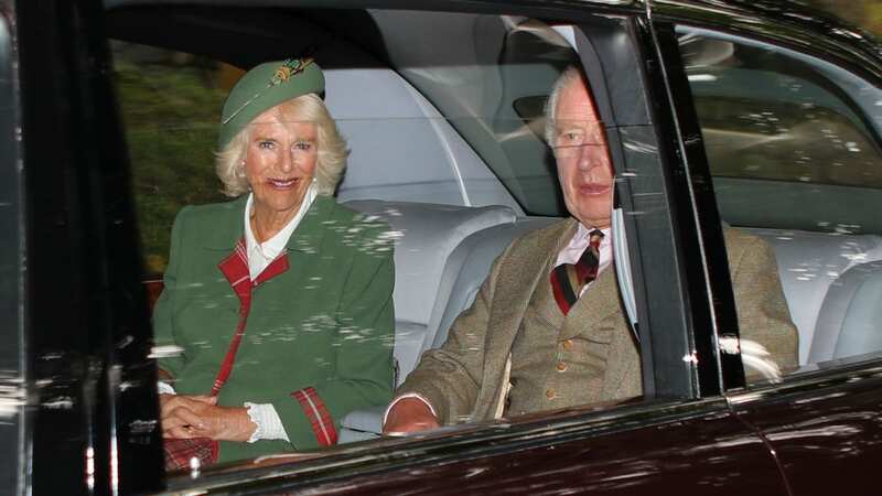 King Charles and Camilla heading to church in Balmoral today