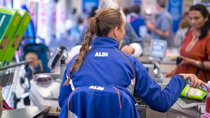 Aldi - like other supermarket chains - are working to reduce its plastic waste (Image: Bloomberg via Getty Images)