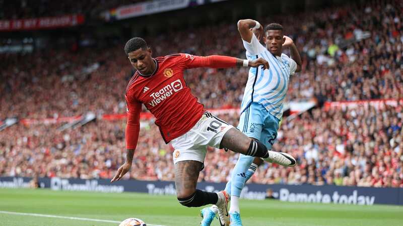 Manchester United were given a penalty against Nottingham Forest (Image: Simon Stacpoole/Offside via Getty Images)