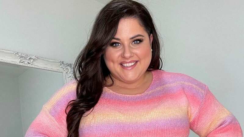 Katie Higgins took issue with the seatbelts on a Ryanair flight (Image: Kennedy News/Katies Curvy Closet)