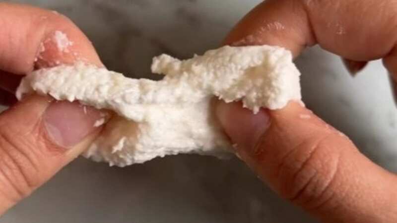 She highlighted how the sticky treat can get stuck in the narrow airways (Image: Instagram/@tinyheartseducation)