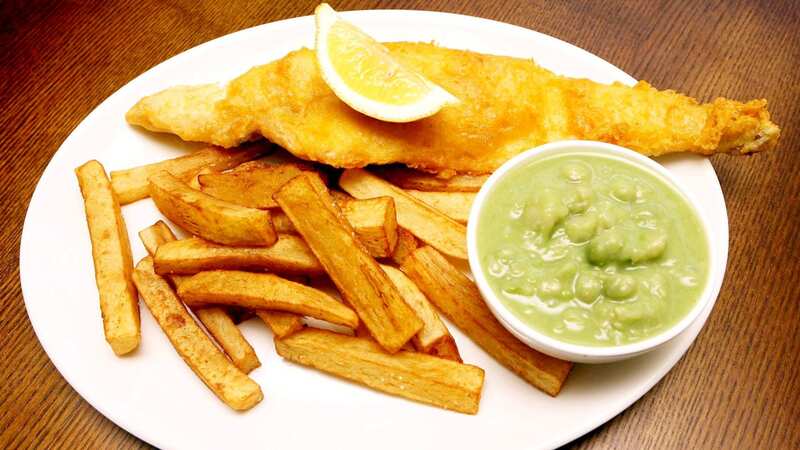 A portion of fish and chips has almost quadrupled in price in the last 15 years, from £2.43 to a whopping £9 (Image: SWNS)