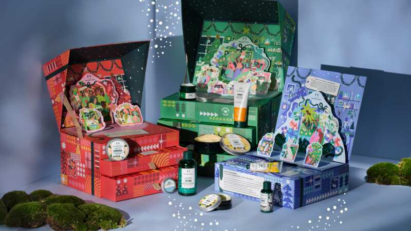 The Body Shop has three advent calendars to choose from this year (Image: The Body Shop)