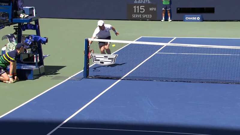 Andy Murray may have hit the best shot of the US Open already (Image: US Open / Twitter)