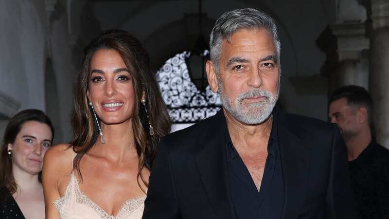 George Clooney accompanied his stunning wife as she was presented the DVF Leadership Award (Image: Getty Images)