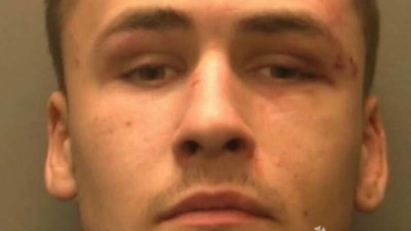 Brannon Jones wounded Carl Jones outside a Tesco Express by causing fractures to his nose and eye sockets in an unprovoked assault (Image: Gwent Police)