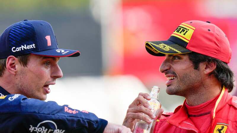 Carlos Sainz beat Max Verstappen to pole at Monza (Image: AP)