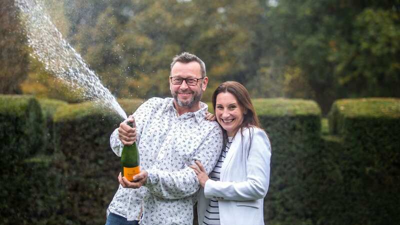 Teacher Mike Law, left, is leaving the classroom after winning £2million with the National Lottery