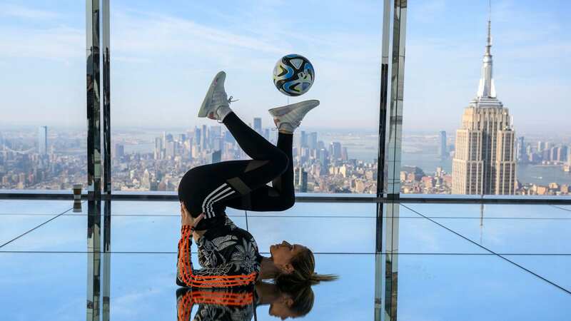 English freestyle football competitor Lia Lewis (Image: ANGELA WEISS/AFP via Getty Images)
