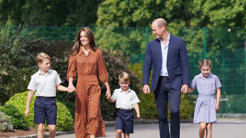 William and Kate were caught on camera breaking a royal tradition last year (Image: Getty Images)