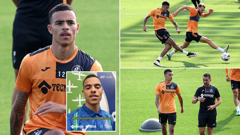 Mason Greenwood trains with Getafe after breaking silence on controversial move