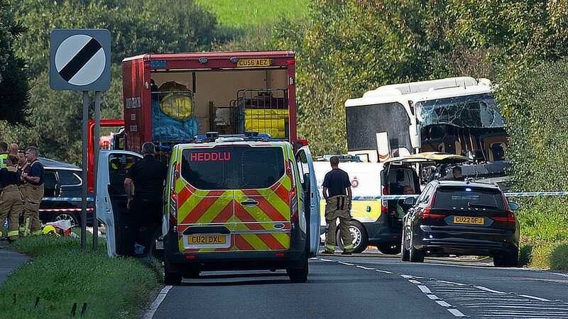 One dead after 52-seater bus smashes into car on busy bridge