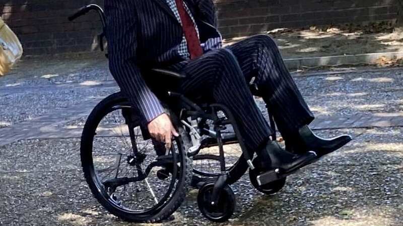 Hayter appeared in court in a wheelchair (Image: Newsquest / SWNS)