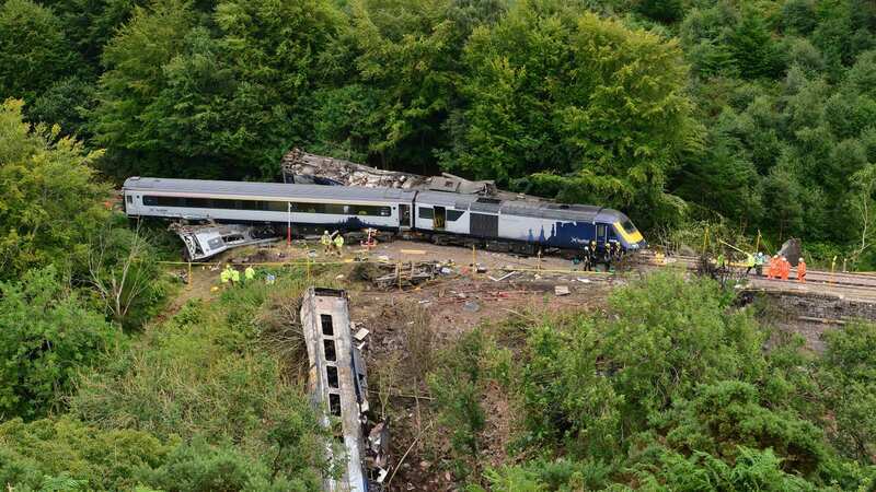 The train derailed in August 2020 (Image: PA)