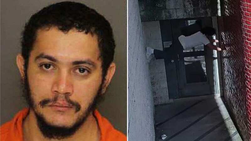 Clever trick killer used to scale wall of prison before escaping in footage