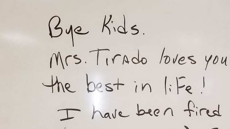 She gave her students the honest reason as to why she had left (Image: Facebook)