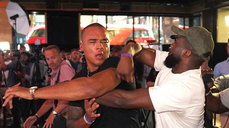 Heavyweight left bloodied in brawl before Tyson Fury vs Francis Ngannou face-off