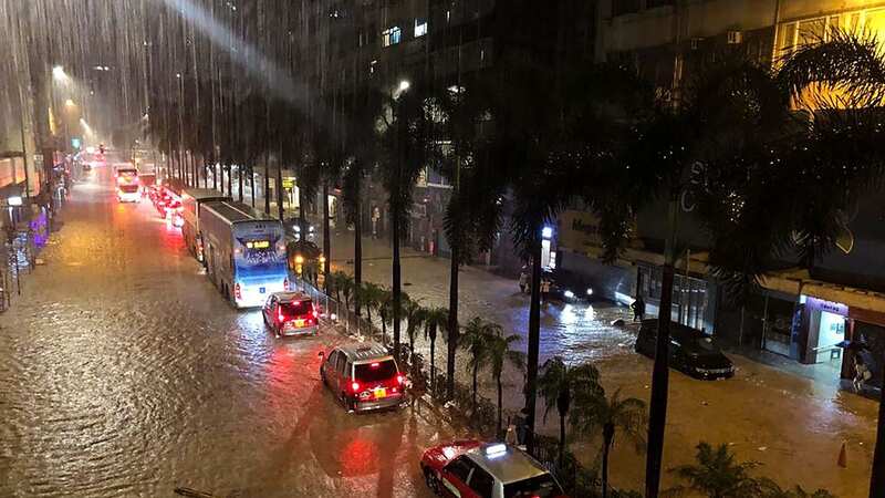Hong Kong floods spark black weather warning as worst rain in 140 years kills 2