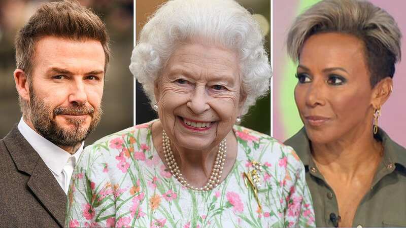 David Beckham and Loose Women stars paid tribute to the Queen