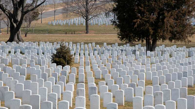 Arlington National Cemetery has been evacuated in Washington DC (Image: Daily Mirror/Andy Stenning)