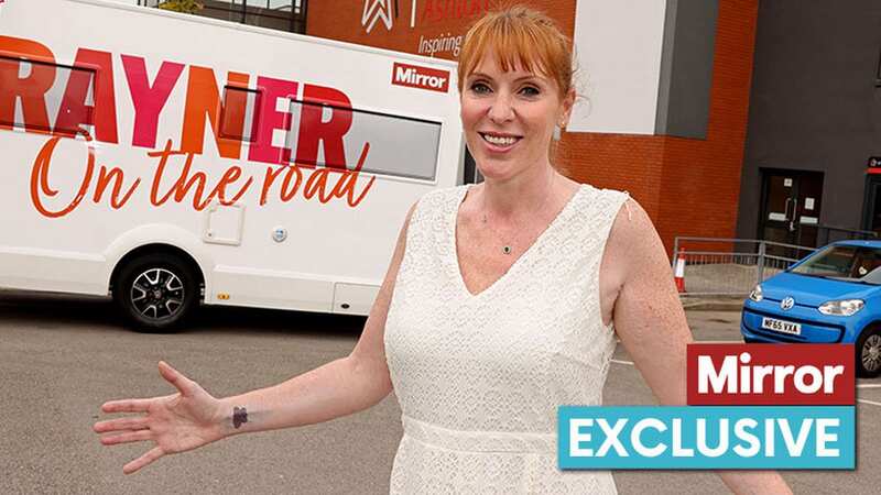 Angela Rayner out and about (Image: Julian Hamilton/Daily Mirror)