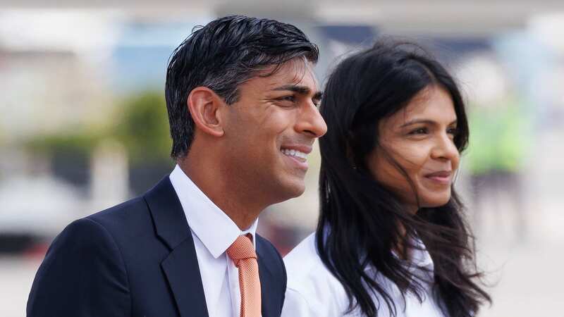 Rishi Sunak and his wife Akshata Murty (Image: PA)