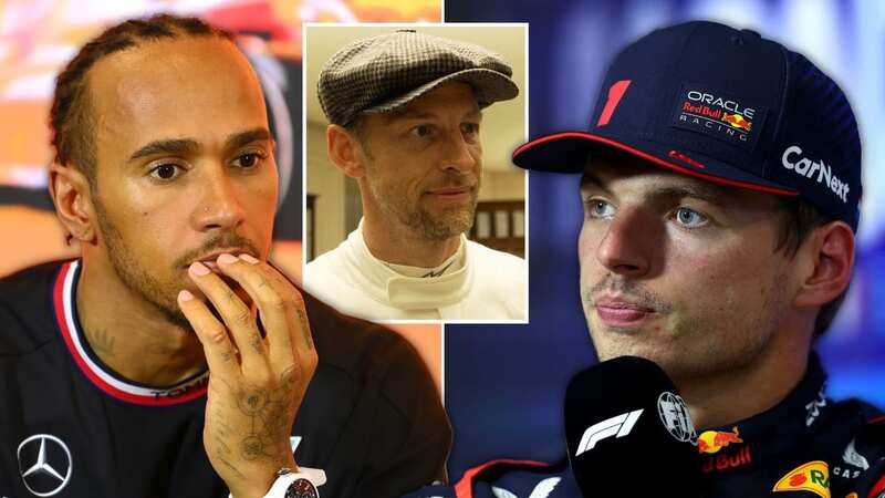 Jenson Button weighed in on the F1 team-mates row between Max Verstappen and Lewis Hamilton (Image: Sky Sports)
