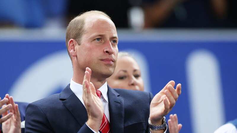 William cheers on Wales (Image: Getty Images)
