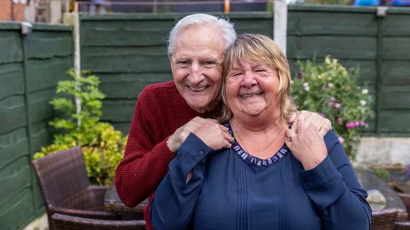 Pensioners Georgina and Jim Nugent scooped a £181,818 prize after their street won £1m in the People’s Postcode Lottery (Image: People’s Postcode Lottery)