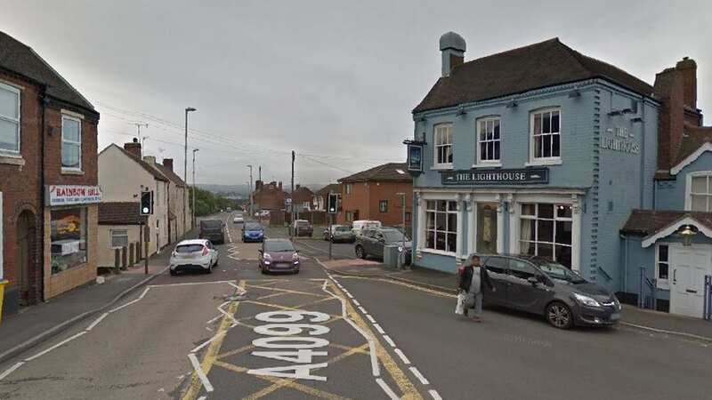The victim was pushed outside The Lighthouse Pub in Cradley Heath (Image: BPM Media)