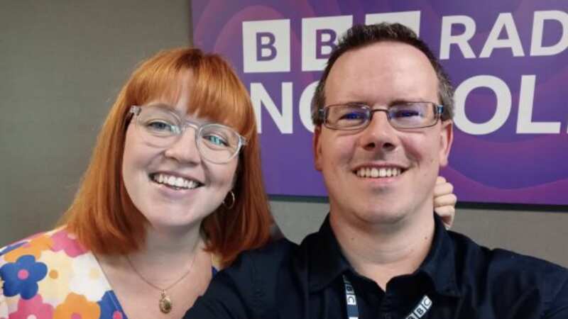 Sophie Little (left) and Paul Hayes presented the last ever episode of Radio Norfolk