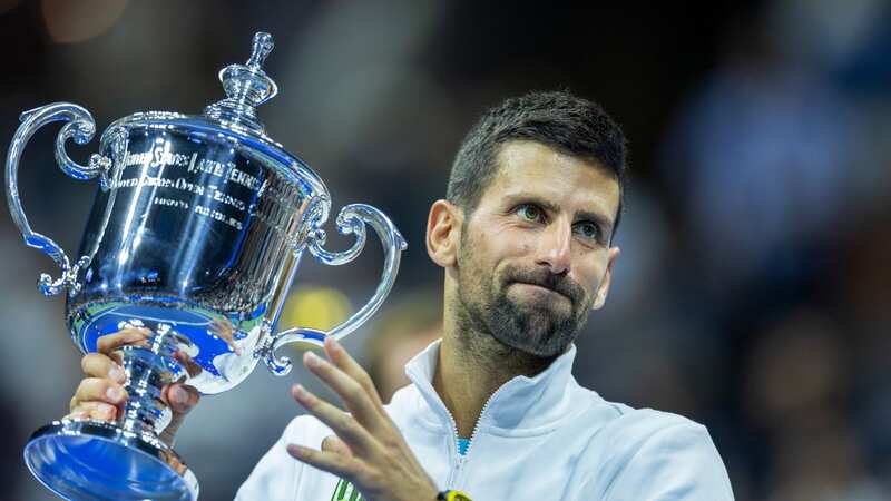 Novak Djokovic after winning the US Open and breaking 11 records