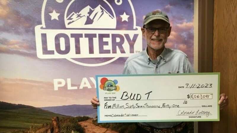 Waldemar "Bud" Tasch pocketed the life-changing amount (Image: Colorado Lottery)