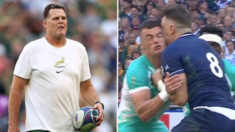 Rassie Erasmus saw little wrong with a controversial tackle in his team