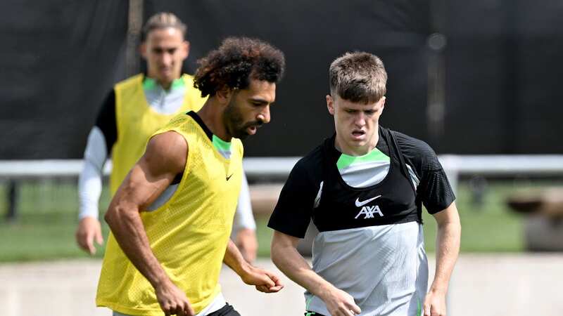 Ben Doak is included alongside Mohamed Salah (Image: Andrew Powell/Liverpool FC via Getty Images)
