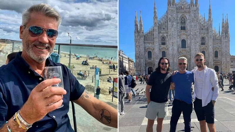 Roger Hawes showed off his brilliant dad bod on social media (Image: Instagram)